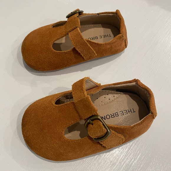 Thee Bron toddler baby soft sole leather shoes - Picture 3 of 6